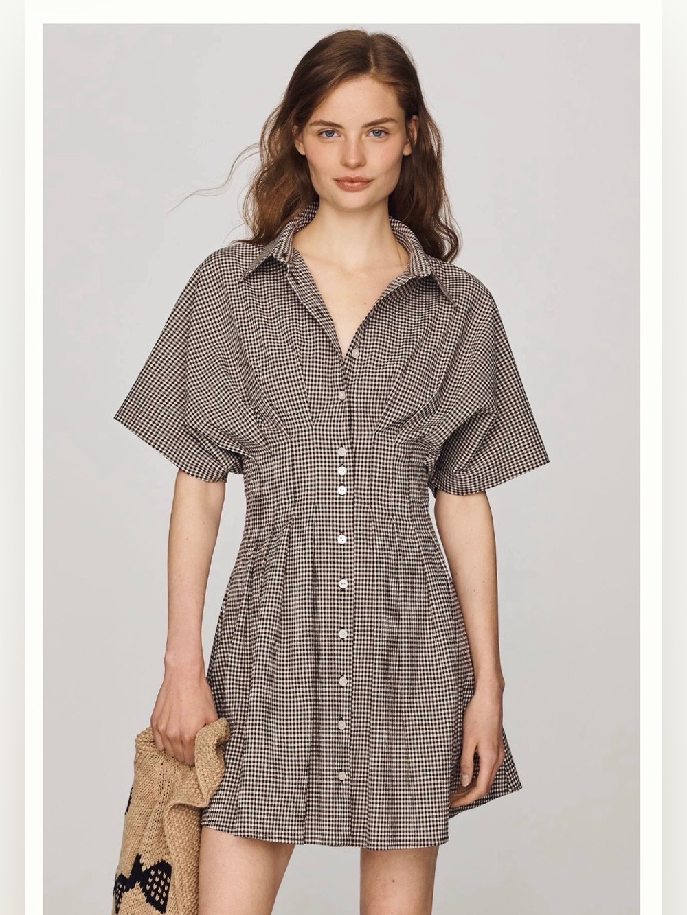 Tobie Mini Shirtdress by Exquise